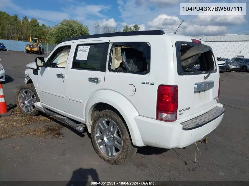 1D4PU4GX7BW607111 2011 Dodge Nitro Heat