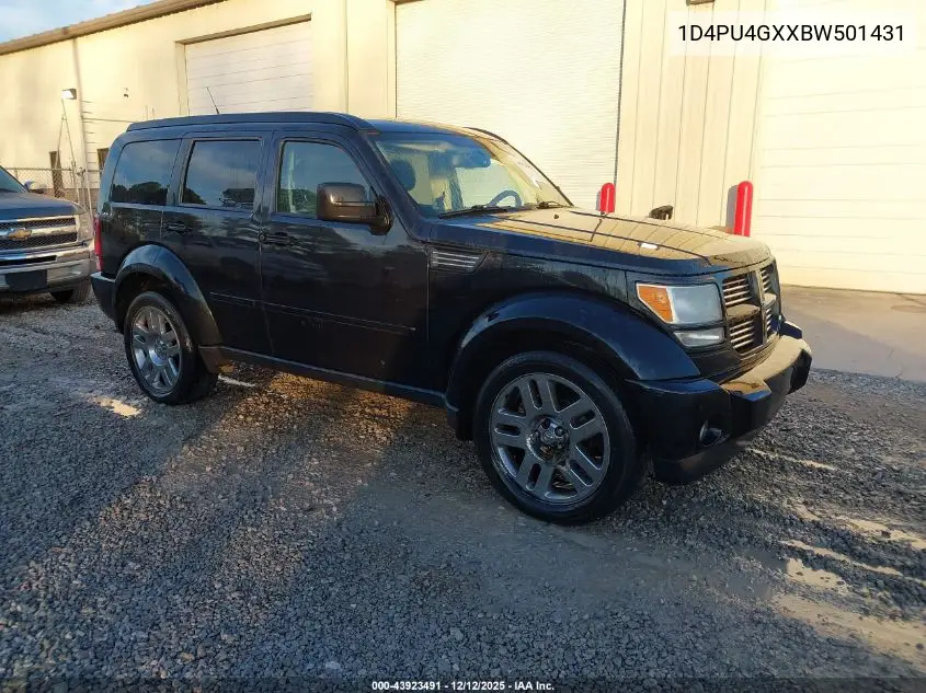 1D4PU4GXXBW501431 2011 Dodge Nitro Heat
