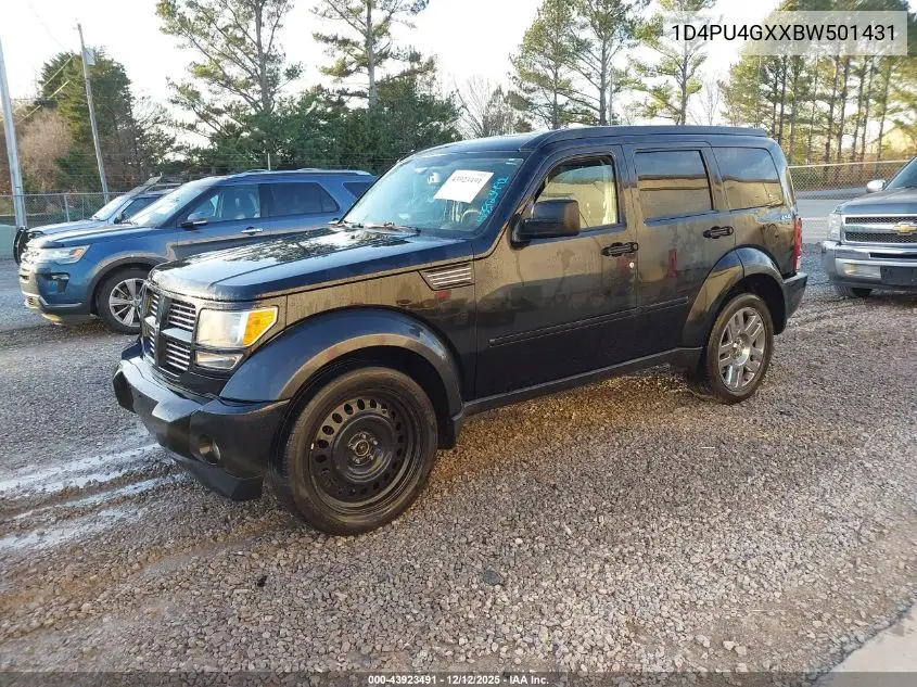 1D4PU4GXXBW501431 2011 Dodge Nitro Heat