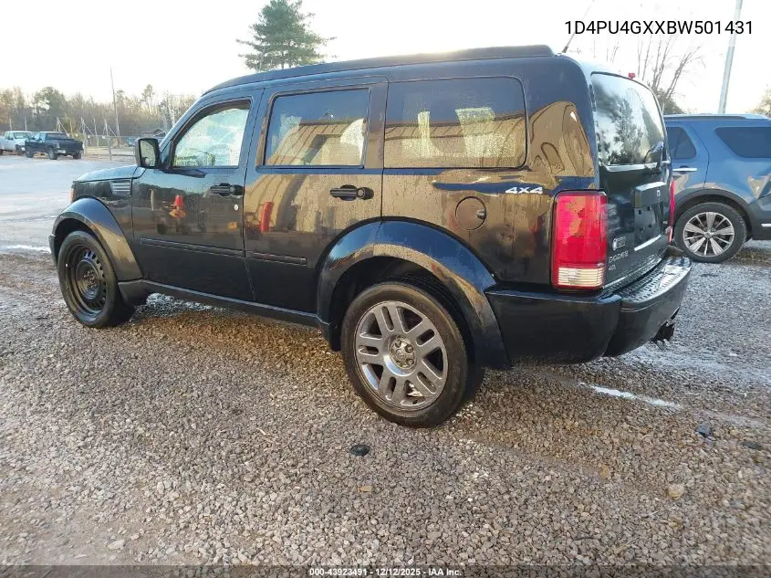 1D4PU4GXXBW501431 2011 Dodge Nitro Heat