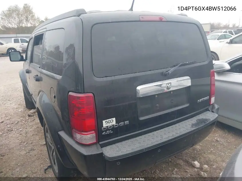 1D4PT6GX4BW512066 2011 Dodge Nitro Detonator