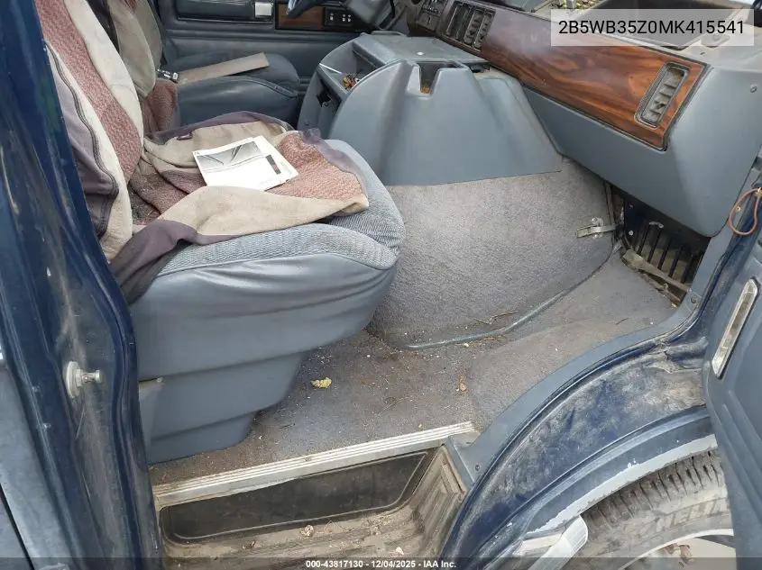 2B5WB35Z0MK415541 1991 Dodge Ram Wagon B350
