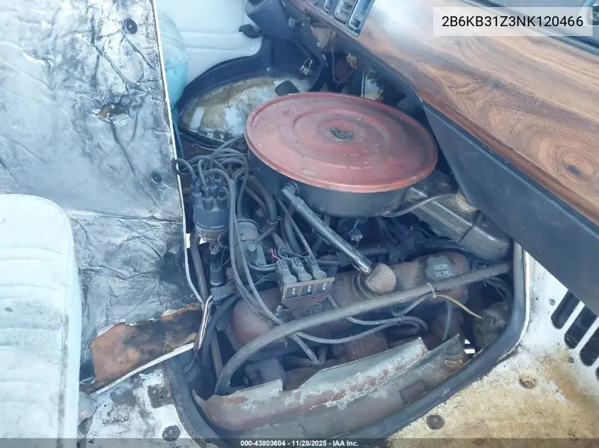 2B6KB31Z3NK120466 1992 Dodge Ram Van B350