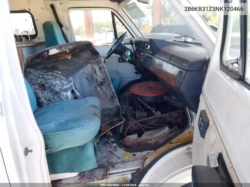 2B6KB31Z3NK120466 1992 Dodge Ram Van B350