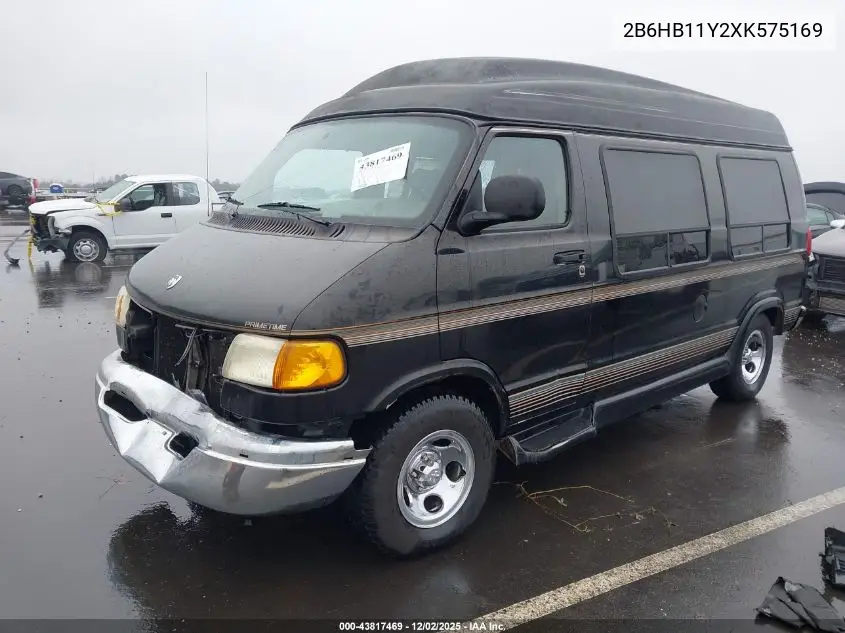 2B6HB11Y2XK575169 1999 Dodge Ram Van 1500 Commercial/Conversion