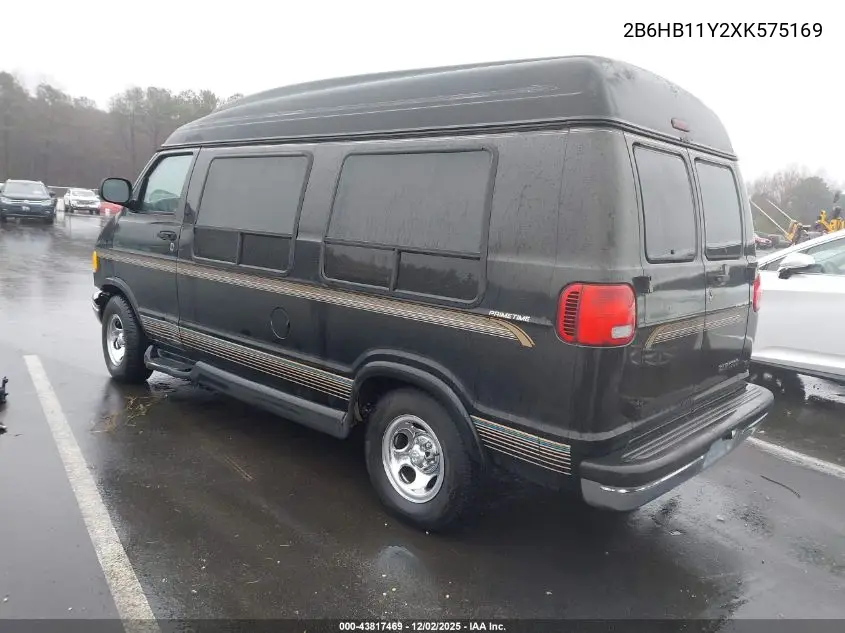 2B6HB11Y2XK575169 1999 Dodge Ram Van 1500 Commercial/Conversion