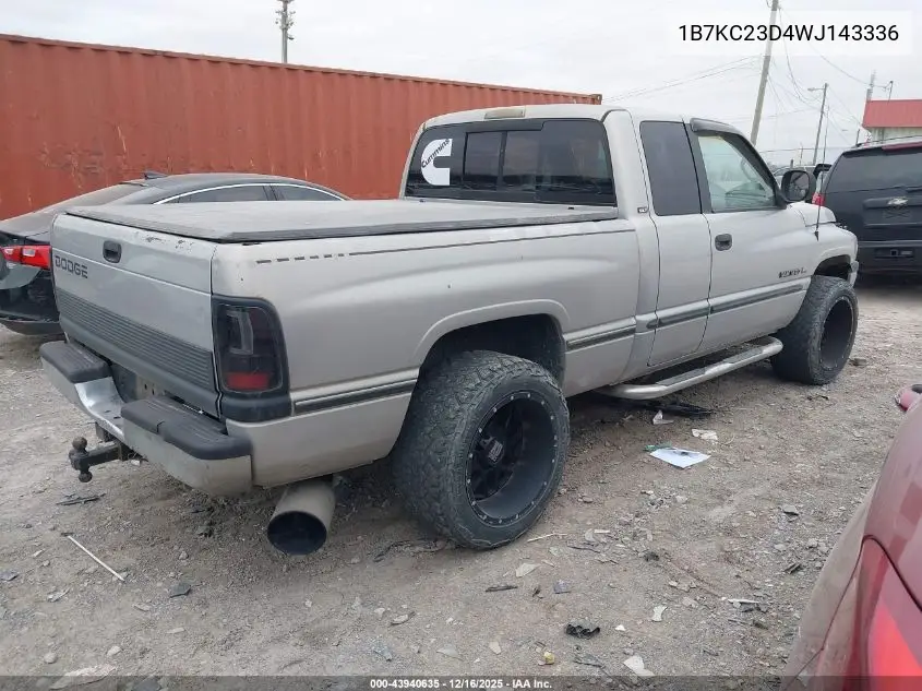 1B7KC23D4WJ143336 1998 Dodge Ram 2500 St