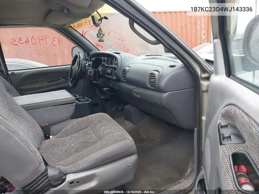 1B7KC23D4WJ143336 1998 Dodge Ram 2500 St