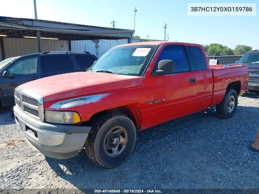 3B7HC12Y0XG159786 1999 Dodge Ram 1500 St