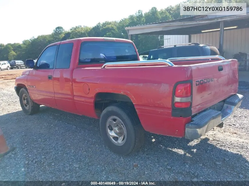 3B7HC12Y0XG159786 1999 Dodge Ram 1500 St