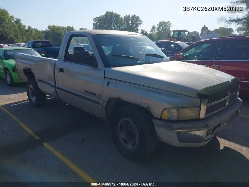 3B7KC26Z0XM520322 1999 Dodge Ram 2500 St