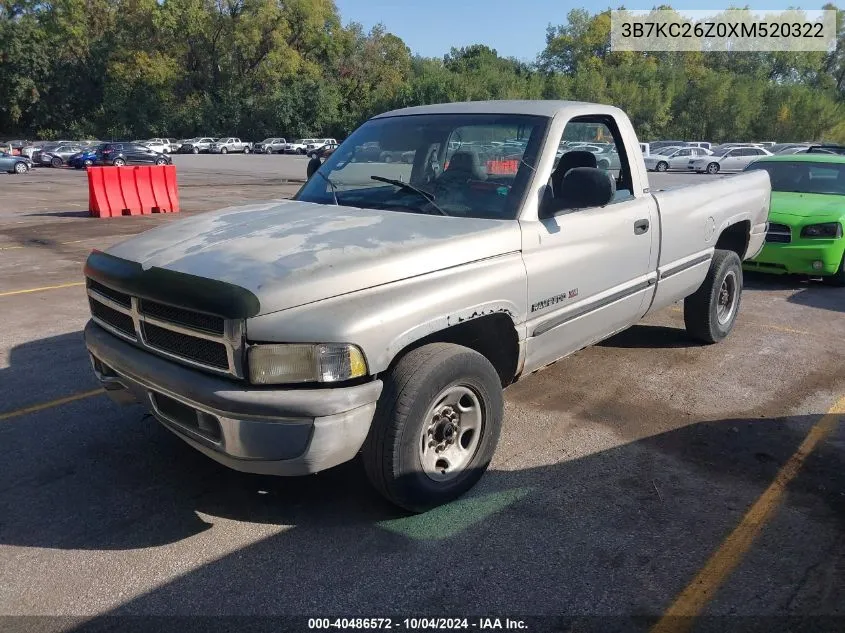 3B7KC26Z0XM520322 1999 Dodge Ram 2500 St