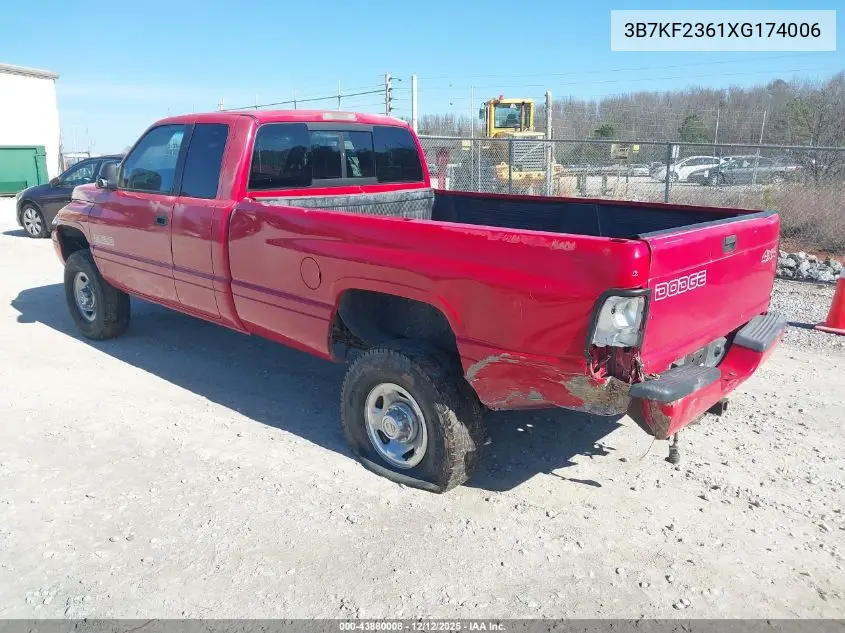 3B7KF2361XG174006 1999 Dodge Ram 2500 St