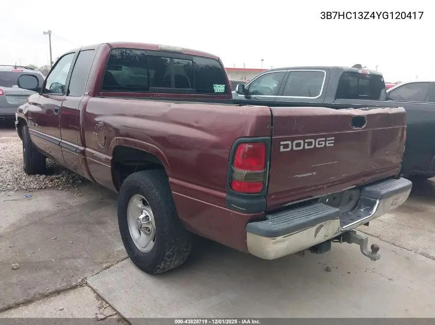 3B7HC13Z4YG120417 2000 Dodge Ram 1500 St