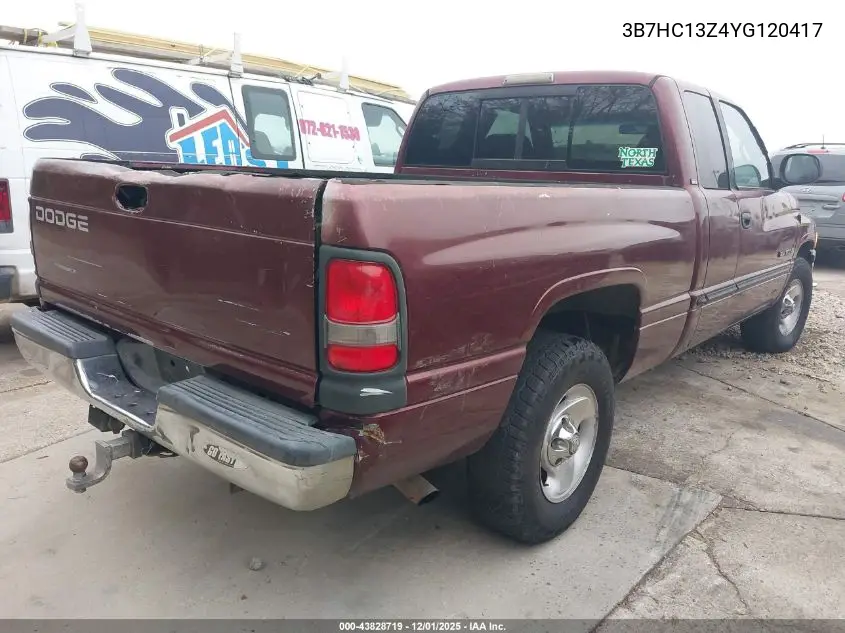 3B7HC13Z4YG120417 2000 Dodge Ram 1500 St