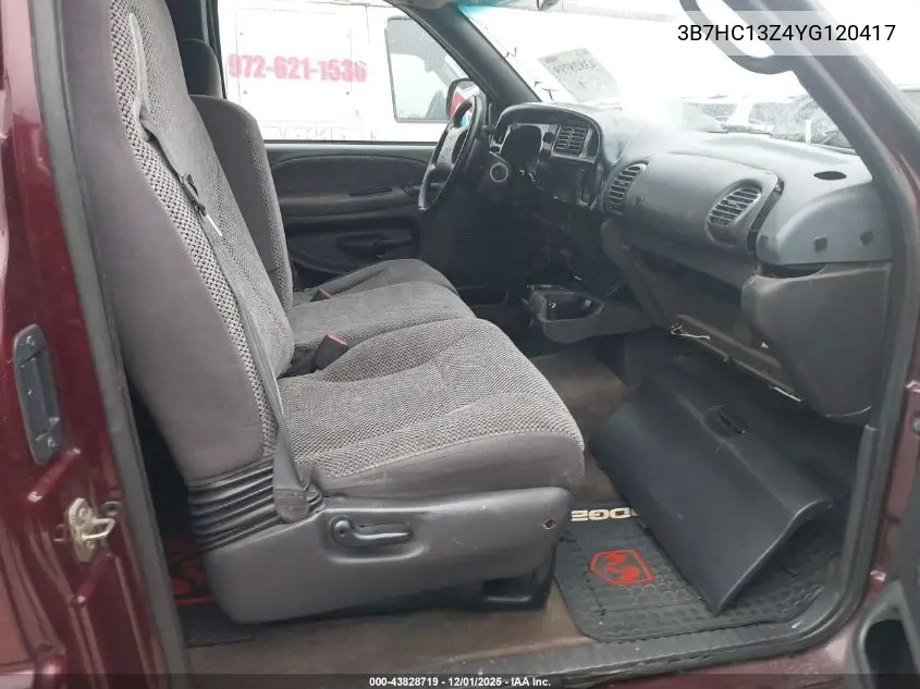 3B7HC13Z4YG120417 2000 Dodge Ram 1500 St