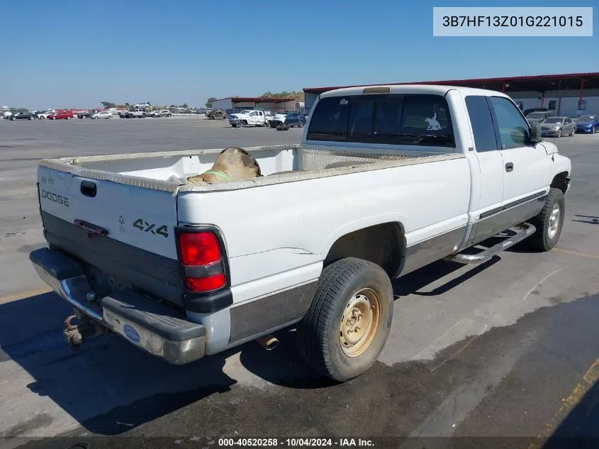 3B7HF13Z01G221015 2001 Dodge Ram 1500