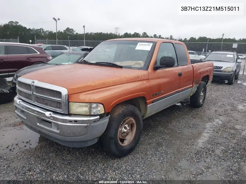 3B7HC13Z21M515011 2001 Dodge Ram 1500 St
