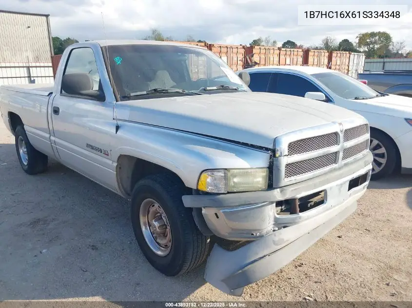 1B7HC16X61S334348 2001 Dodge Ram 1500 St/Ws