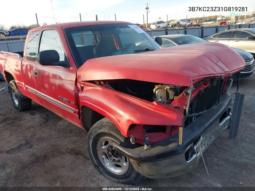 3B7KC23Z31G819281 2001 Dodge Ram 2500