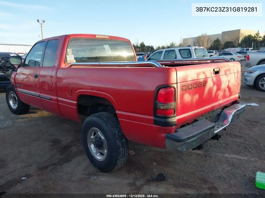 3B7KC23Z31G819281 2001 Dodge Ram 2500