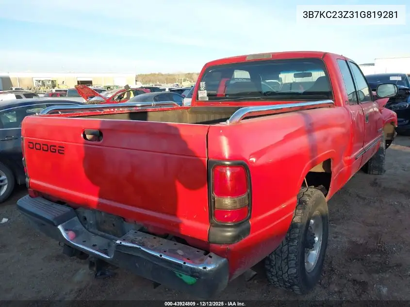 3B7KC23Z31G819281 2001 Dodge Ram 2500