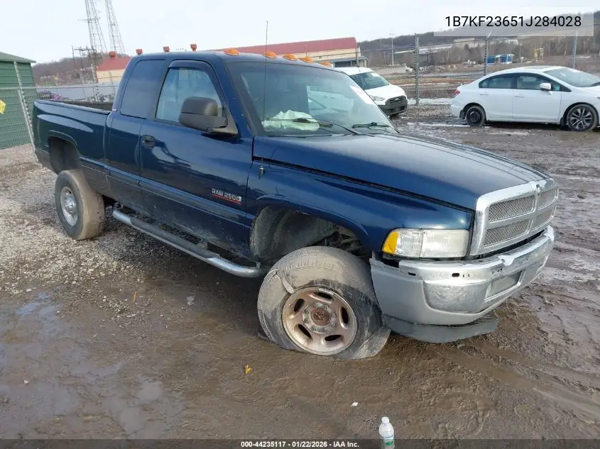 1B7KF23651J284028 2001 Dodge Ram 2500 St