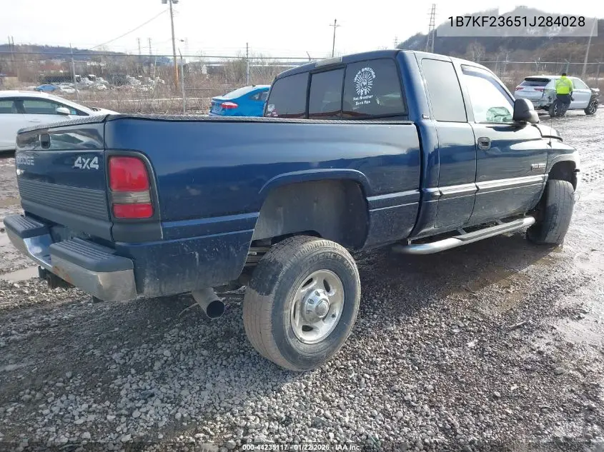 1B7KF23651J284028 2001 Dodge Ram 2500 St