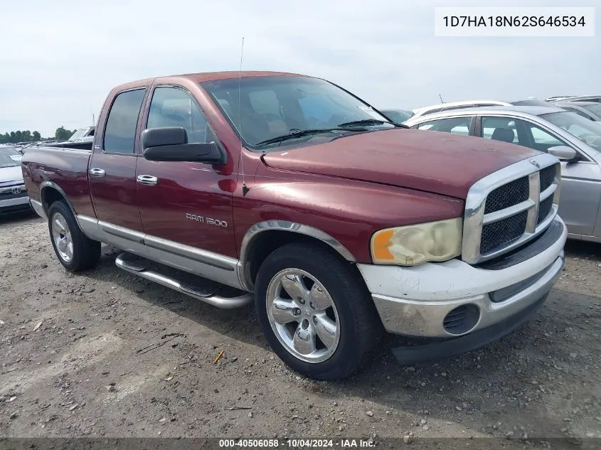 1D7HA18N62S646534 2002 Dodge Ram 1500 St