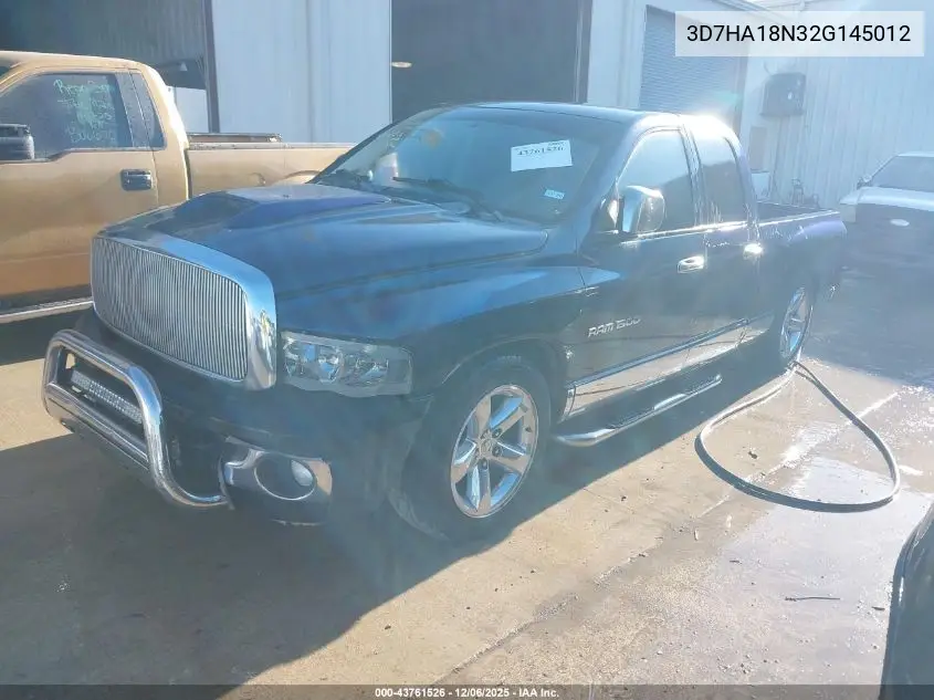 3D7HA18N32G145012 2002 Dodge Ram 1500 St