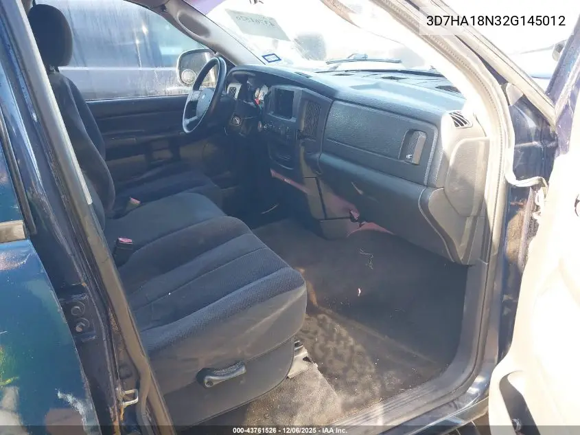 3D7HA18N32G145012 2002 Dodge Ram 1500 St