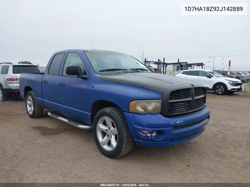 1D7HA18Z92J142889 2002 Dodge Ram 1500 St