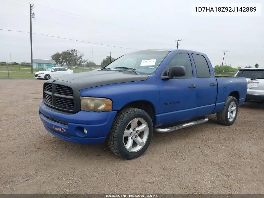 1D7HA18Z92J142889 2002 Dodge Ram 1500 St