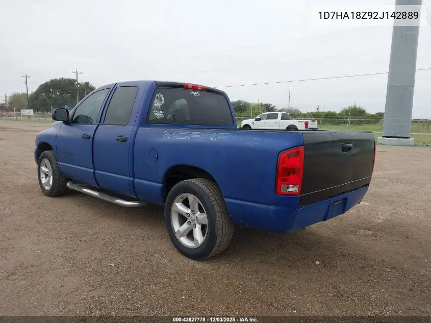 1D7HA18Z92J142889 2002 Dodge Ram 1500 St