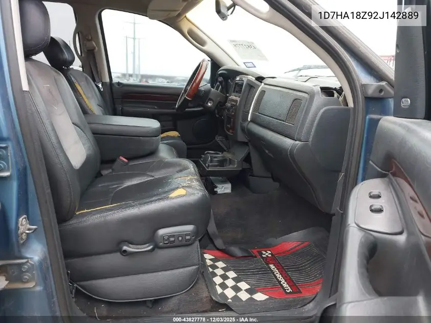 1D7HA18Z92J142889 2002 Dodge Ram 1500 St