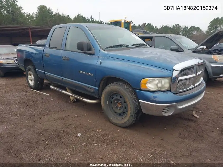 3D7HA18N82G159374 2002 Dodge Ram 1500 St