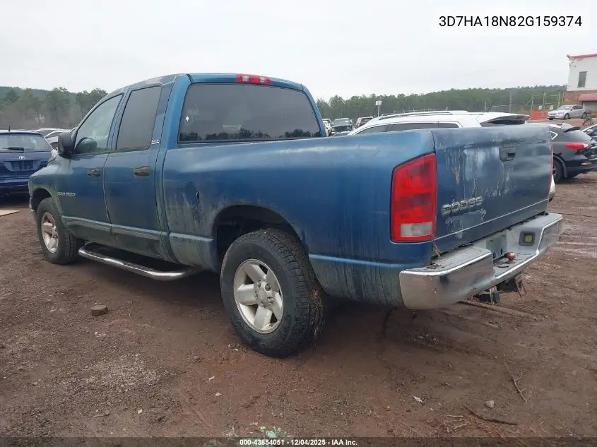 3D7HA18N82G159374 2002 Dodge Ram 1500 St