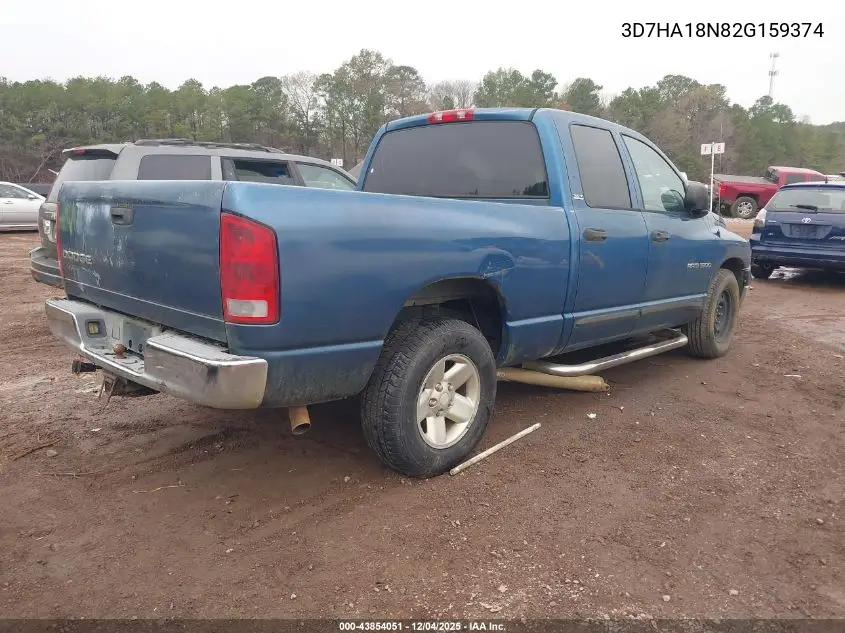 3D7HA18N82G159374 2002 Dodge Ram 1500 St