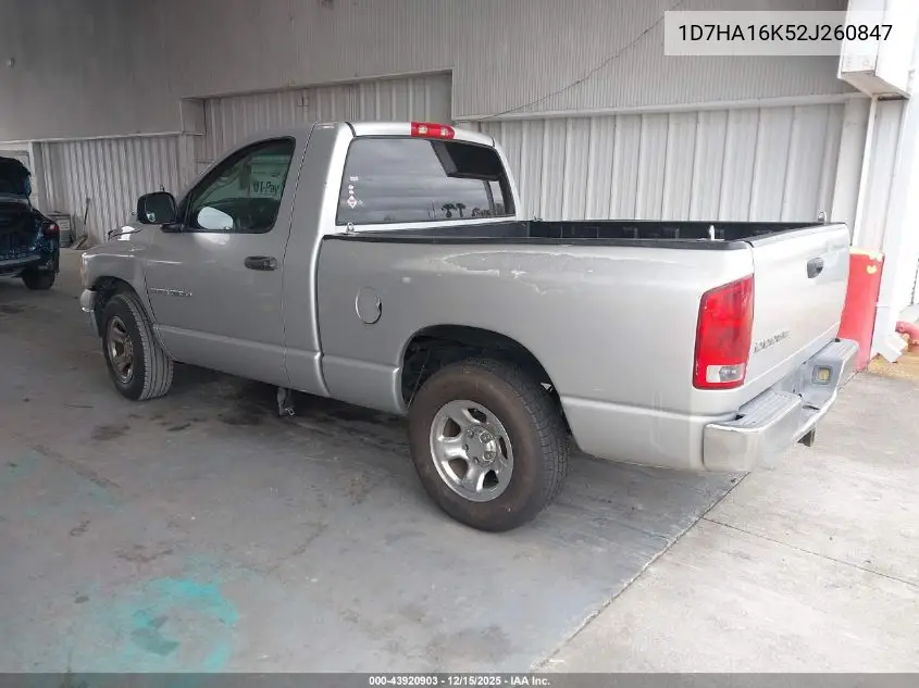 1D7HA16K52J260847 2002 Dodge Ram 1500 St