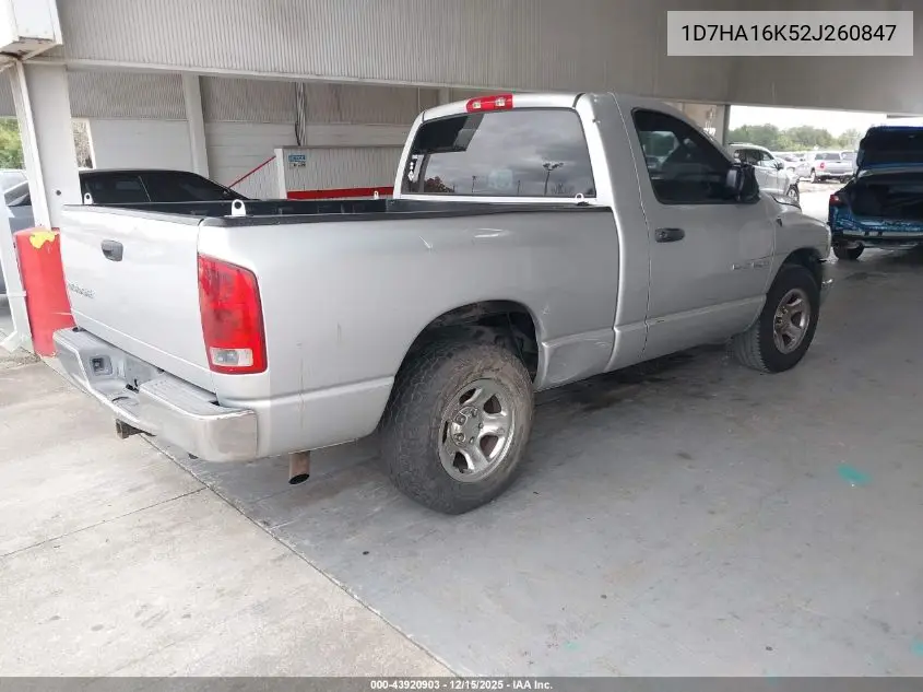 1D7HA16K52J260847 2002 Dodge Ram 1500 St