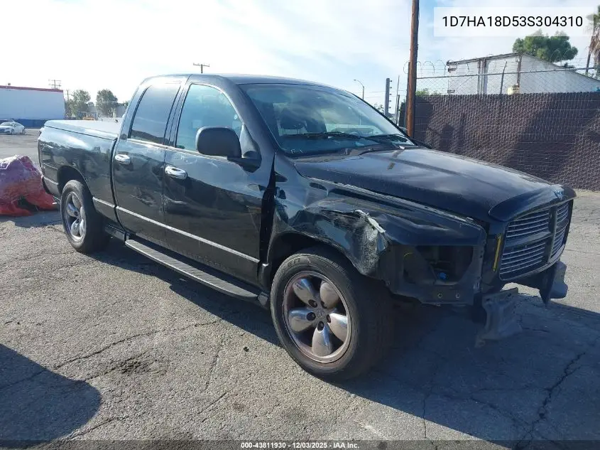 1D7HA18D53S304310 2003 Dodge Ram 1500 Slt/Laramie/St