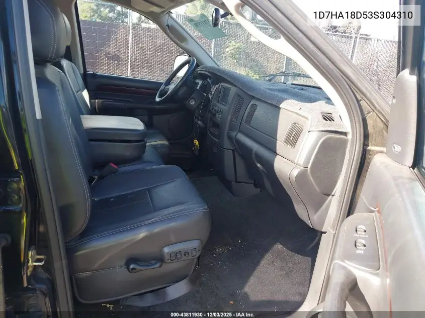 1D7HA18D53S304310 2003 Dodge Ram 1500 Slt/Laramie/St