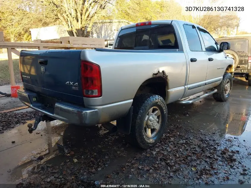 3D7KU28613G741328 2003 Dodge Ram 2500 Slt/Laramie/St