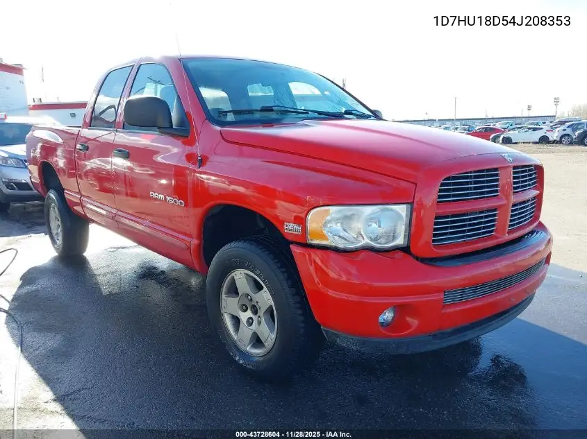 1D7HU18D54J208353 2004 Dodge Ram 1500 Slt/Laramie