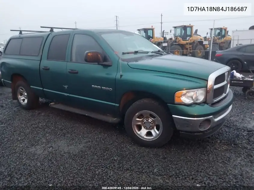 1D7HA18N84J186687 2004 Dodge Ram 1500 Slt/Laramie