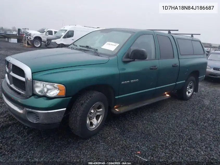 1D7HA18N84J186687 2004 Dodge Ram 1500 Slt/Laramie