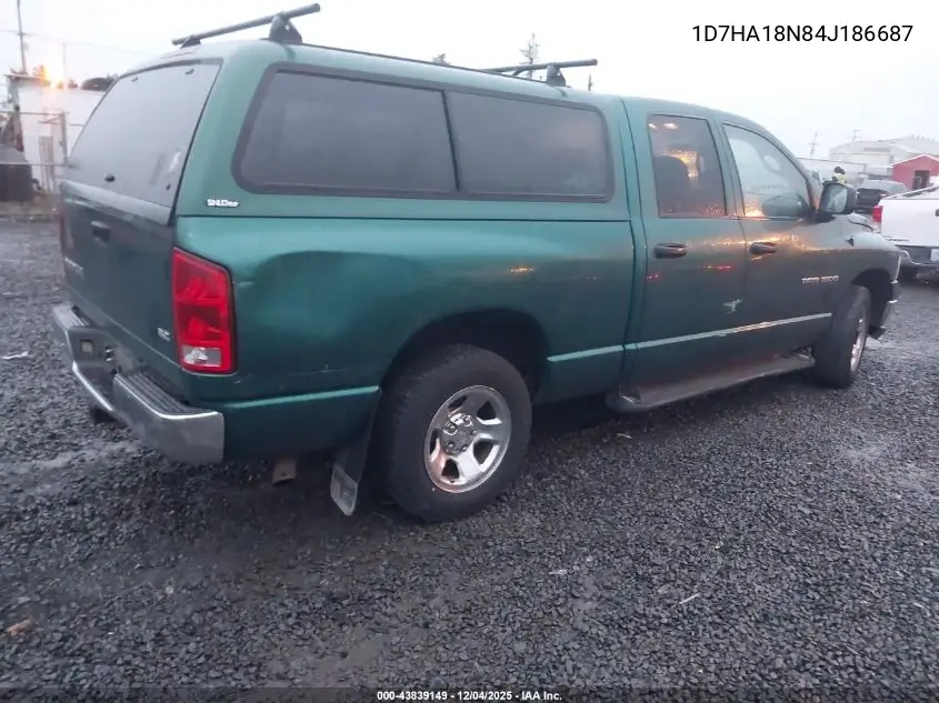 1D7HA18N84J186687 2004 Dodge Ram 1500 Slt/Laramie