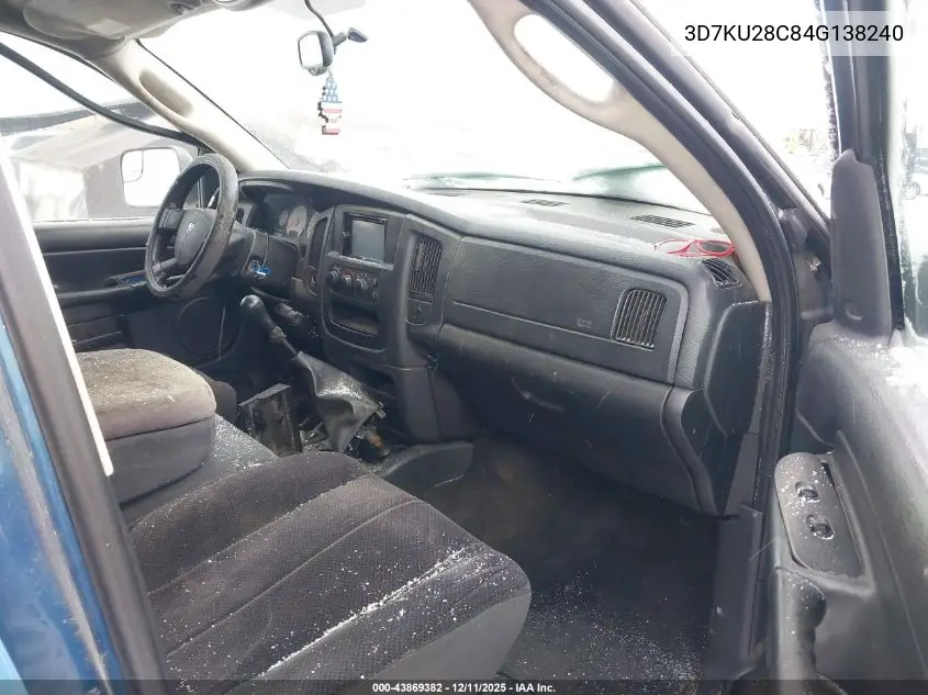 3D7KU28C84G138240 2004 Dodge Ram 2500 Slt/Laramie