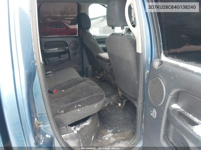 3D7KU28C84G138240 2004 Dodge Ram 2500 Slt/Laramie