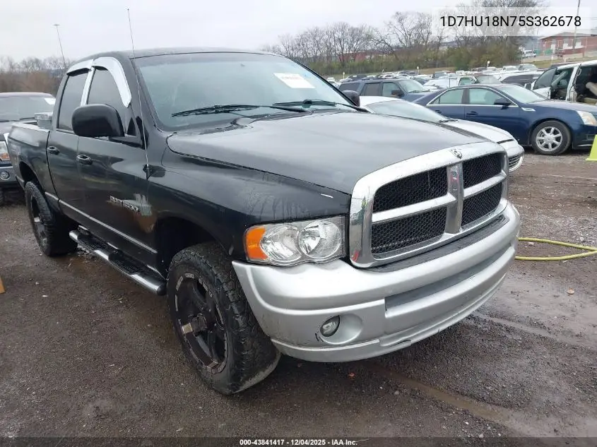 1D7HU18N75S362678 2005 Dodge Ram 1500 Slt/Laramie